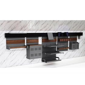 For Roeasy Modern Design Metal Kitchen Storage Rack Multi-Function Household Organizer