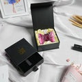 Custom Black Drawer Box Hard Paper Magnetic Gift Box Luxury Perfume Packaging Box With Silk