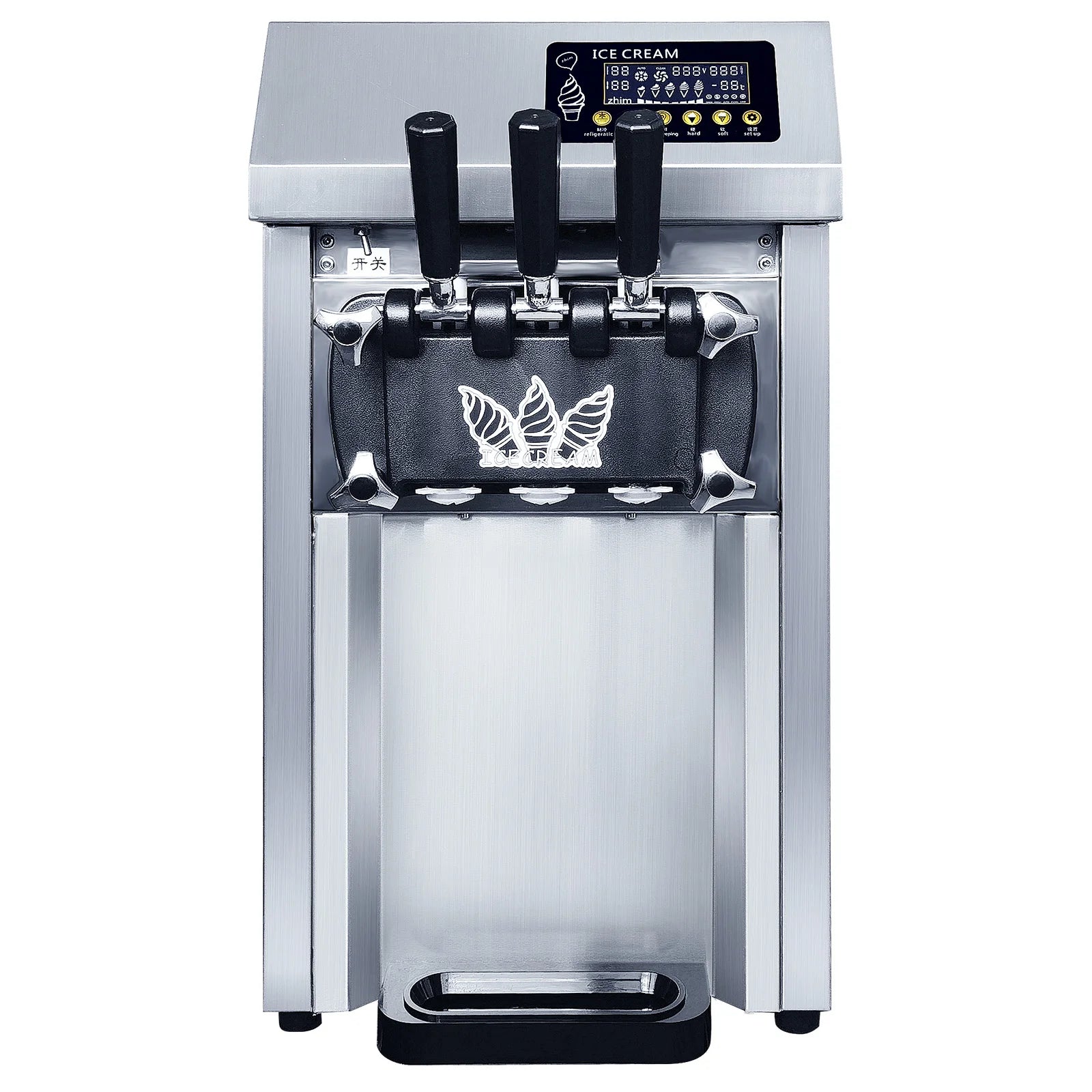EU warehouse Special Offer SHZM-A126 machine soft ice cream soft ice cream machine 3 flavors