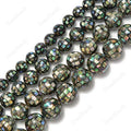 Wholesale 10mm 12mm Abalone Shell Mosaic Balls Strand Beads for DIY Jewelry Making
