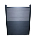 WPC Fence Anti-fading Heat Treated Wire Brushed CE Certified 6 Feet Eco-friendly Waterproof Fence Panels Private Fencing for