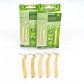 Eco-Friendly Interdental Brush Toothpicks L-Shape Bamboo Dental Brushes for Interdental Cleaning