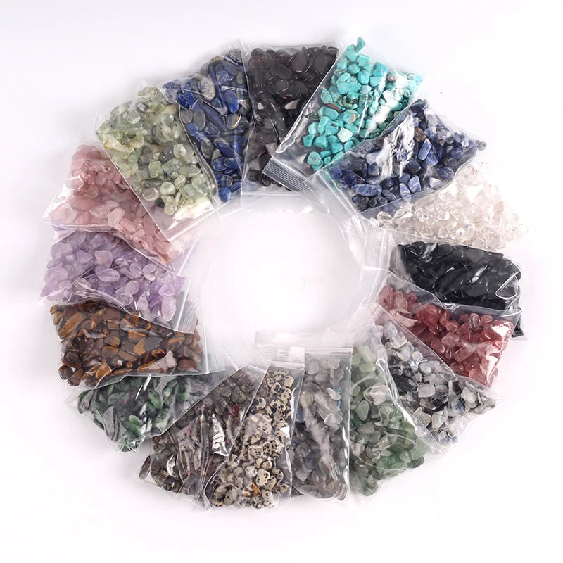 100g Natural Mixed Polished Tumbling Stone Quartz Gemstone Crystal Stone Natural Stones Crystal Gravel