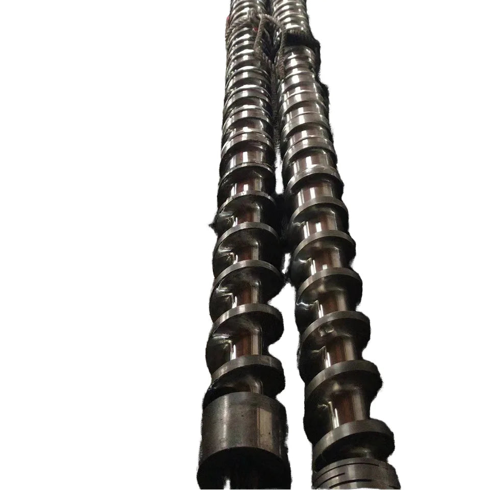 Professional Customizable Screw Design for Film Blowing Machines Made of Galvanized Steel Zinc Alloy