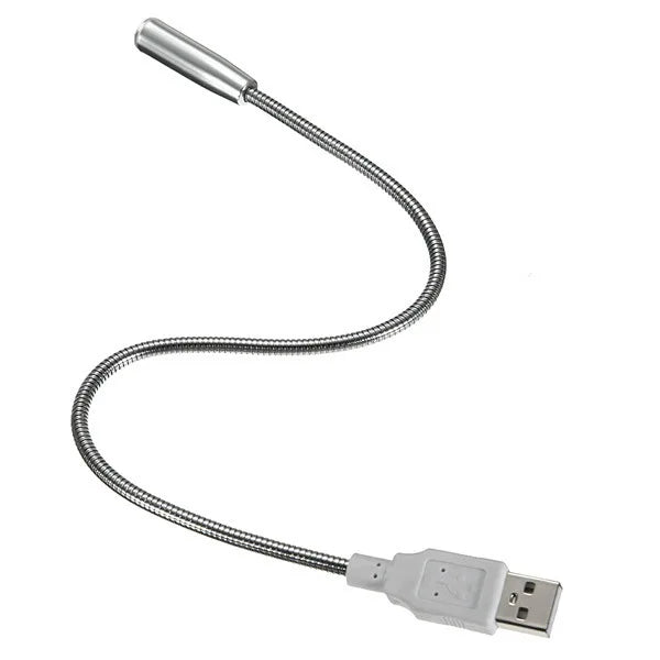 Modern Metal USB LED Flexible Light Lamp for Keyboard and Laptop Adjustable Eye Protection Single Lamp with Hose