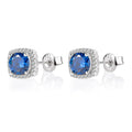 American Diamond Peridot Stud Woman Earrings