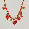 Personalized DIY Lotus Feather Pendant Knotted Rope Chain Independent Station Vacuum Necklace