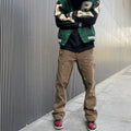 OEM Latest Korean Style Trousers for Men Street Wear Stock Paint Men Pants 2021