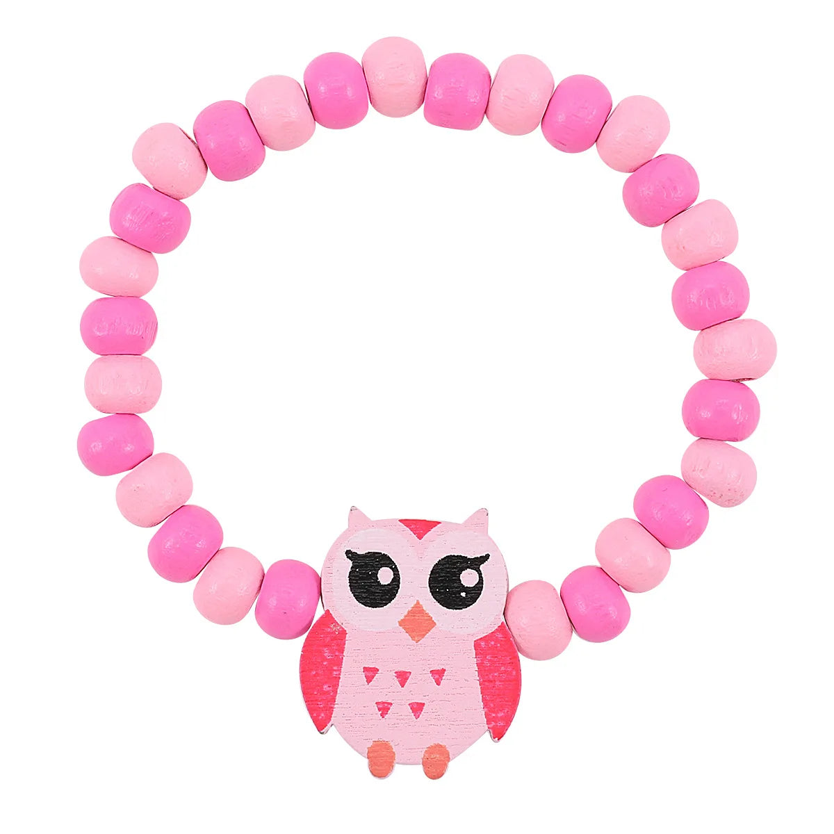 Animal Bracelet Children Eco-friendly Wooden Beads Bracelet Colorful Wooden Bracelet Set
