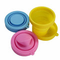 Portable Reusable Folding Travel Cup Collapsible Silicone Drinking Coffee Tea Cups