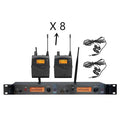 SR2050 1 Transmitter 8 Receivers in Ear Monitor System Church