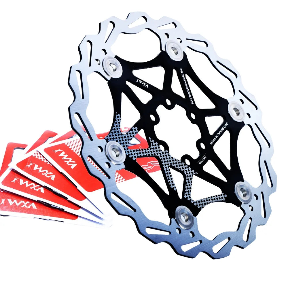 Vxm Bicycle Disc Brake Pads Floating Rotor Quick Cooling Stainless Steel 160/180/204mm Ultra-light Mtb Disc Brake Rotors