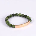 8mm African Turquoise Gemstone Beaded Bracelet Custom Beads Natural Stones Wrap Bracelet