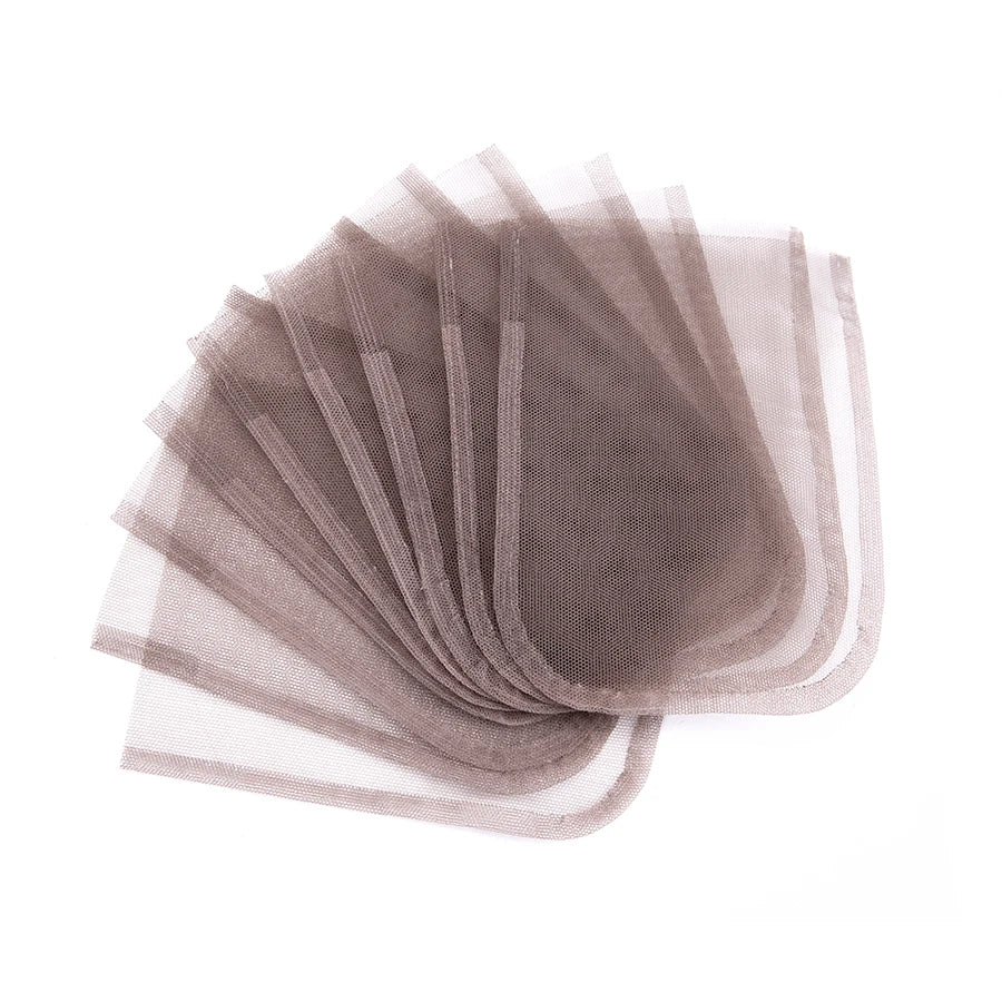 4*4 13X4 Inch Swiss Lace Net Closure Frontal Base for Making Wigs