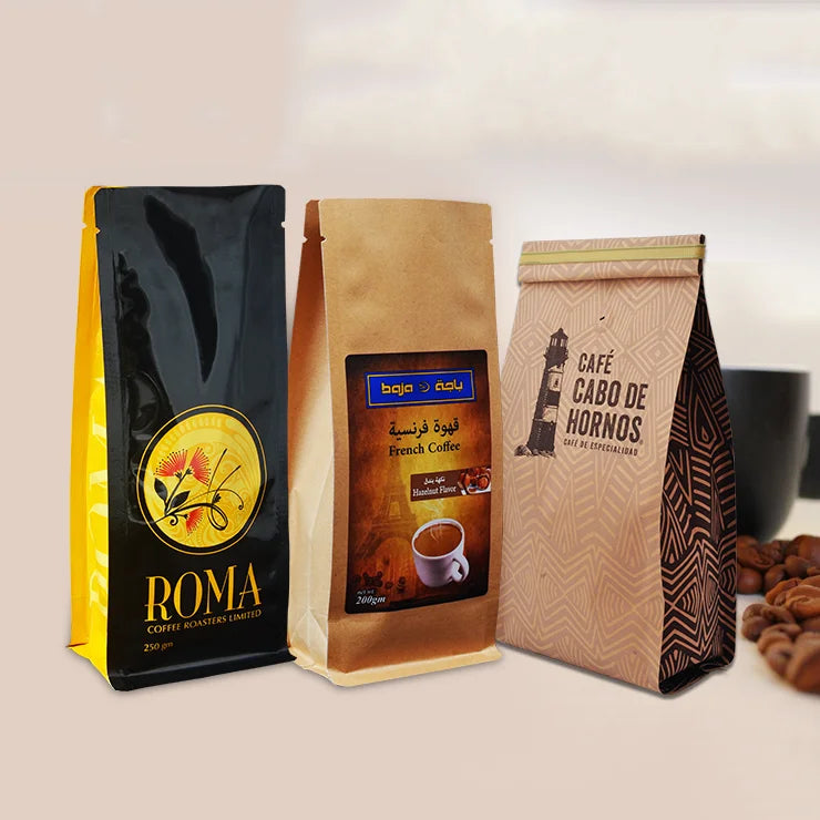 Sourcepack Manufacturer Packing Bags Printing Custom Coffee Packaging Pouches