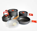 Portable Outdoor Cookware Tableware Set for 2-3 People  Picnic Supplies for Camping Travel