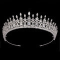 Handmade Vintage CZ Wedding Tiara Elegant Bridal Hair Accessories Anniversary Wedding Women Zircon Crown BC6469 Corona Princesa