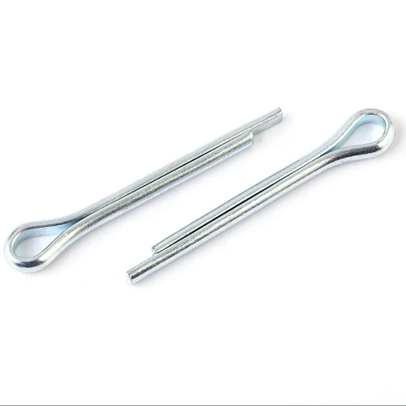 Split Cotter Pin Clips Fasteners DIN94 Zinc Plated Galvanized Split Open Pin DIN 94 for Connection