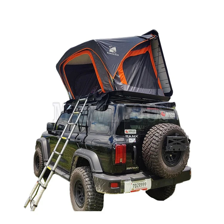 RTS 4WD Waterproof Pop up Car Roof Tent Truck SUV Hard Shell Outdoor Car Roof Top