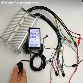 BLDC Controller 18 MOSFET 24v36v48v60v1200w 47A+LCD DISPLAY M5 METER Dashboard for Electric Bike Scooter ATV MTB TRICYCLE Parts