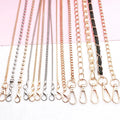 Factory Price Alloy Snake Chains 120cm Necklaces Neck Strap Lanyards for Keys ID Card Metal Phone Decoration Accessories
