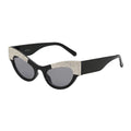 VIFF Luxury Cat Eye Shades Sun Glasses HP22600 Retro Vintage Cateye Women Sunglasses With Rhinestone