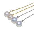 E1110 8-9mm DIY Natural Freshwater Pearl Charm Earrings Mounting Accessory 925 Sterling Silver Gold Plated  Jewelry for Women