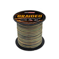 OBSEQUIO 8 Strand Braided Floating Fishing Line 100M/300M/500M PE Moss Camo Carp Lake Stream River Fishing Tackle