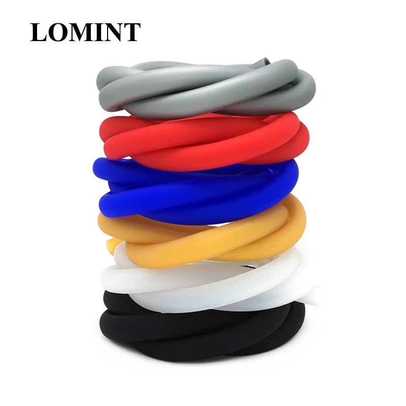 LOMINT Black Rough Matte Frosted Silicone Chicha Narguile Hookah Shishia Hose 1.5m Hi-Q DIY Accessories China Factory Wholesale