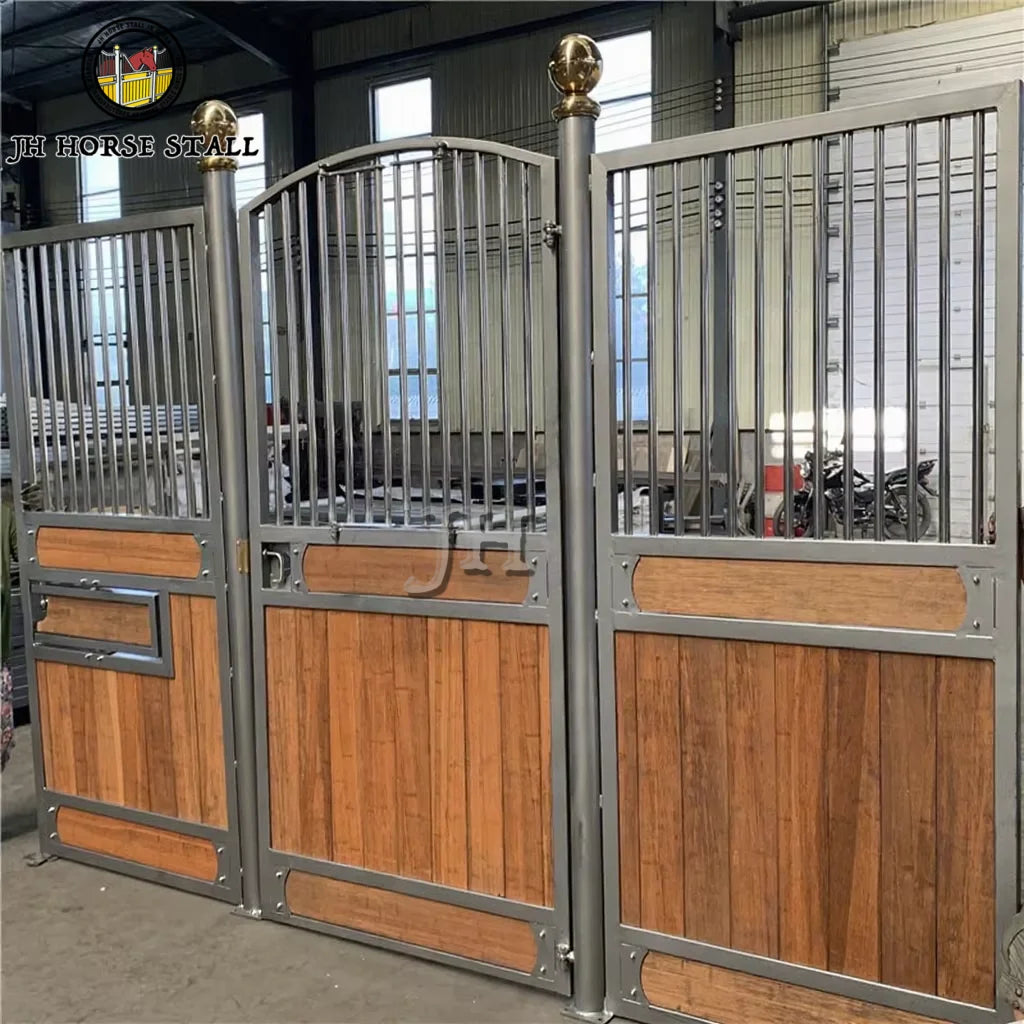 Galvanized Steel Horse Stable Stall Panels With Anti Rust Coating Horse Stable
