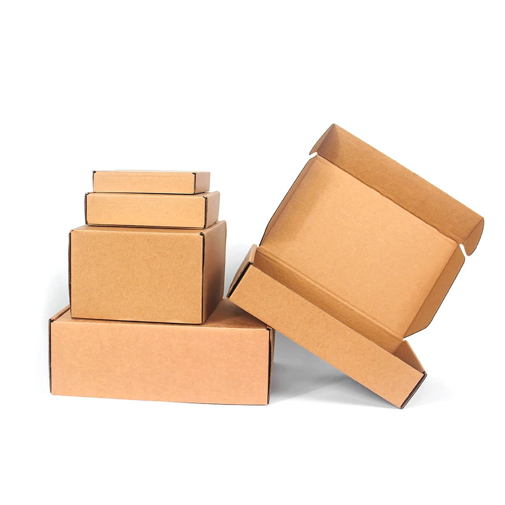Custom Printing Carton Packaging Corrugated Plain Mailer Box Kraft Paper Shipping Box