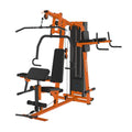 Industrial Quality Three Station Heavy Steel Track System Wear Resistant Commercial Fitness Equipment for Studio Use with CE