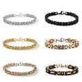 Simple Personality Fashion Men's Stainless Steel Ball Charm Bracelet No Fading No Allergy Wedding Anniversary Gift Wholesale