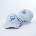 Custom 6 Panel Unstructured Dad Hats  100% Cotton Unstructured Caps With Custom logo on the Brim