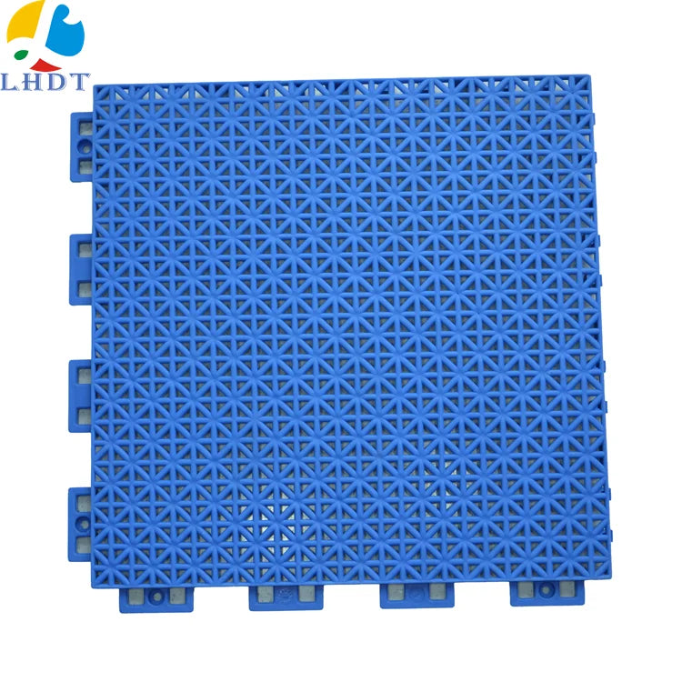 LHDT 20x20ft DIY Backyard Basketball Court Flooring Interlocking Sports Tiles