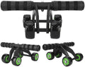 Automatic Rebound Frog for Wheel with Elbow Support and Foam Grips EVA Home Gym Equipment for Core Abs Workout Unisex