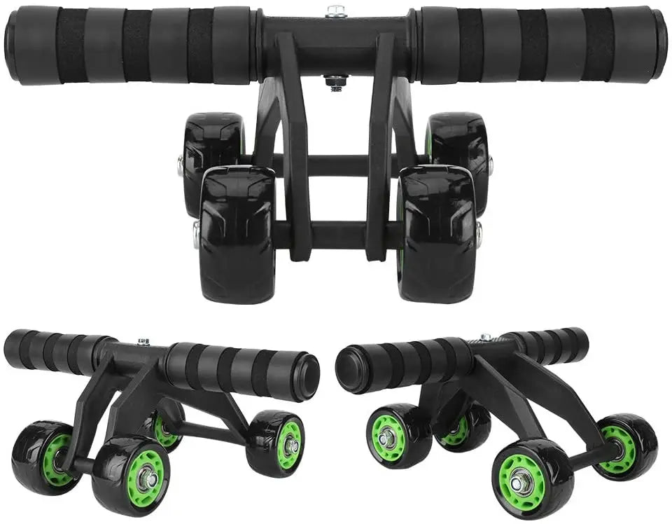 Automatic Rebound Frog for Wheel with Elbow Support and Foam Grips EVA Home Gym Equipment for Core Abs Workout Unisex