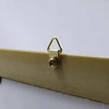 8x19mm Triangular Ring Single-hole Iron Brass-plated Photo Album Picture Frame Hanger Wall Hook Box
