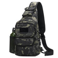 USB Charging Port Fashion Water Resistant Travel Crossbody Sling Bag Bottle Holder Outdoor Men Messenger Shoulder Bag for Hiking MegaBDM