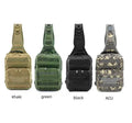 Men's Camouflage Inspired Tactical Chest Pack Outdoor Cycling & Hiking Sports Utility Sling Bag with Internal Frame