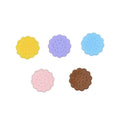 Top Selling Mobile Phone Shell Back Patch Food Props Model Round Biscuit Resin Crafts