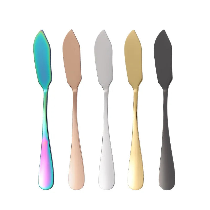 Stainless Steel Butter Knife Bread Spreader for Cheese Kitchen Home Use Cheese Knife Tool