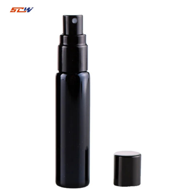 10ml Anodized Aluminum Black UV 17mm Perfume Bottle Spray Glass Perfume Empty Bottle