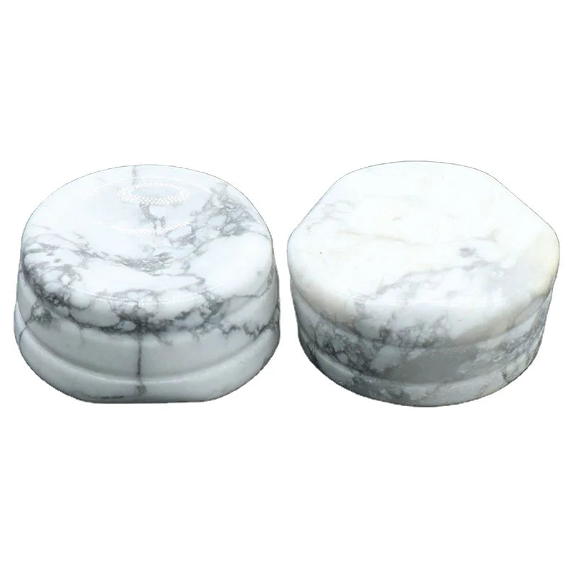 DIY Reiki Healing Crystal Round Ball Seat Natural Gemstone Howlite Sphere Base Stand Holder