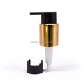 Wholesale 24/410 mm Gold Silver Plastic Pump Head Cap with Metal Collar