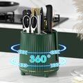 Kitchen Organizer Accessories Plastic Rotating Shelf 360 Degree Space-Saving Kitchen Storage Holders Racks