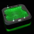 Modern Rectangle Acrylic Outdoor Spa Tub 4-Person Swim Spa for Hotels