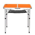 Portable Adjustable Camping Folding Table 4ft Ultralight Camping Folding Desk Camping Folding Tea Table for RV BBQ Picnic