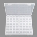 CHENISTORY 56 Grid Detachable Plastic Storage Box Transparent Color Jewelry Diamond Painting Tools Organization
