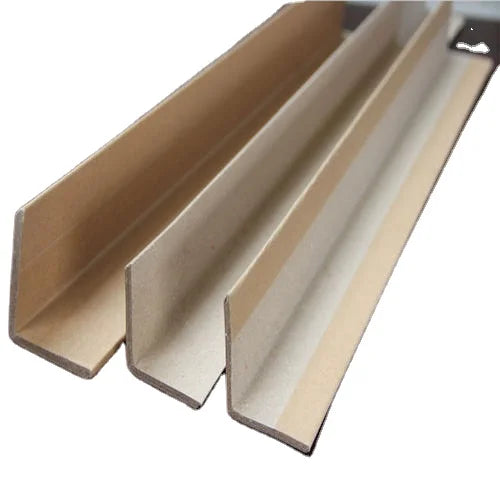 Brown Corrugated Cardboard Angles Edge Boards Kraft Paper Pallet Edge Protector Paper Packing Corner Protectors